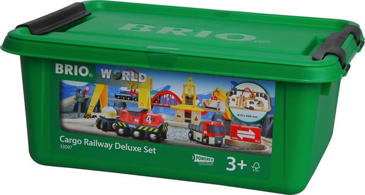 Actual product image Brio set with railway tracks Railway Deluxe, 33097