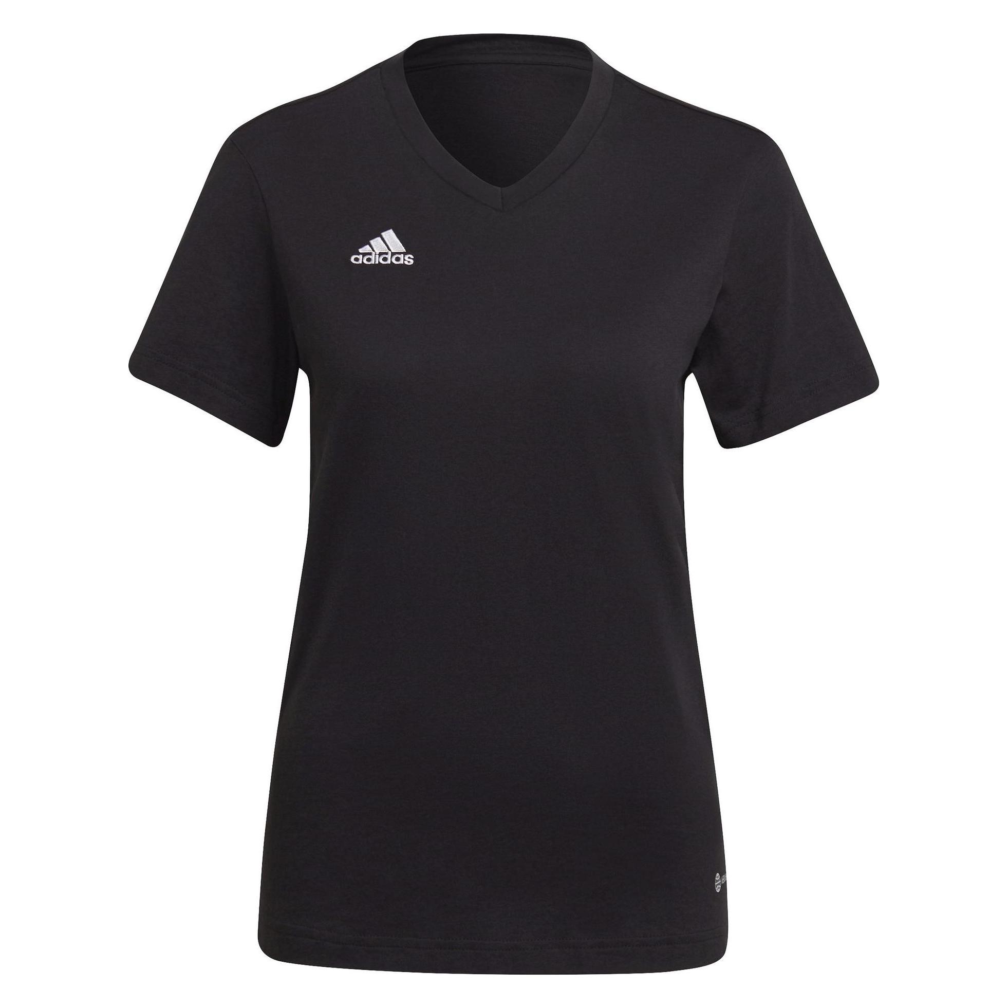 Adidas, Vrouwen, Sportief Shirt, Entrada 22 T-Shirt Dames (M), Zwart, M