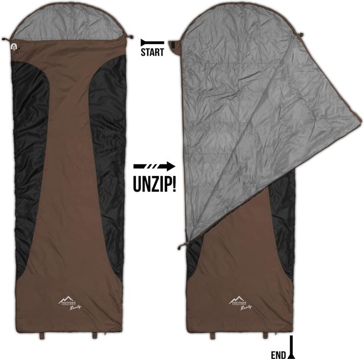 Actual product image Normani Ultralight Sleeping Bag Touring Summer Sleeping Bag - 8474 (210 cm)