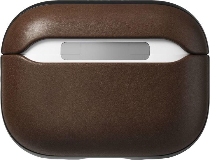 Actual product image Nomad Modern Leather Case Airpods Pro 2 Brown (Headphone sleeve)