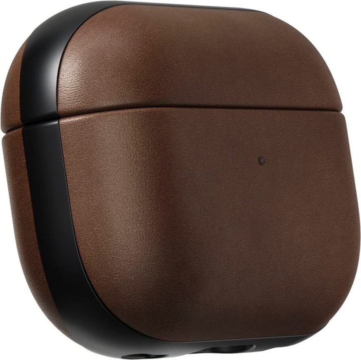 Actual product image Nomad Modern Leather Case Airpods Pro 2 Brown (Headphone sleeve)