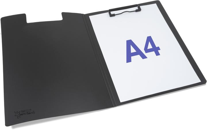 Produktbild Rapesco Klemmbrettmappe Germ-Savvy 1641 DIN A4 schwarz Kunststoff (21 x 29.5 cm)
