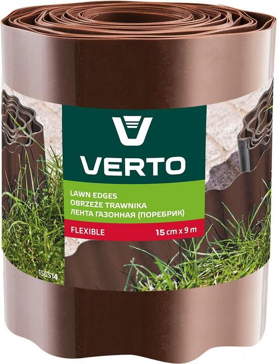 Verto 514 Lawn Edge Garden Edging Roll Plastic (900 cm)