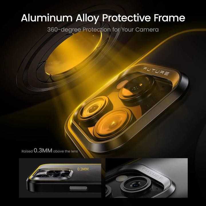 Aohi The Future iPhone 16 Magarmor - Handyhülle - Weiss / Pro Max (Apple iPhone 16 Pro Max)