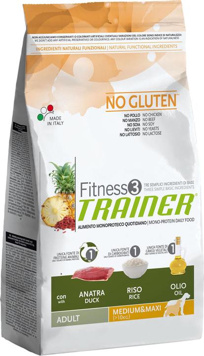 Actual product image Trainer FITNESS 3 Adult Medium & Maxi Duck & Rice (Adult, 1 pcs., 12500 g)