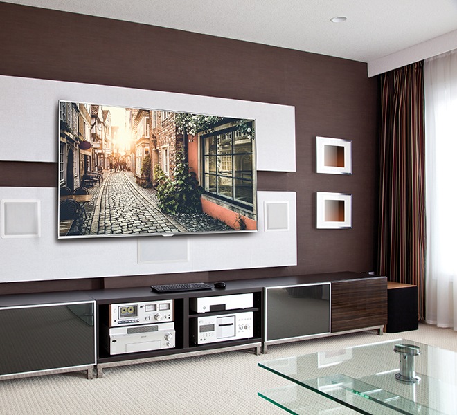 Image du produit b-tech BT9901 - Pince pour écran plat (étroit) (Mur, 100", 100 kg)
