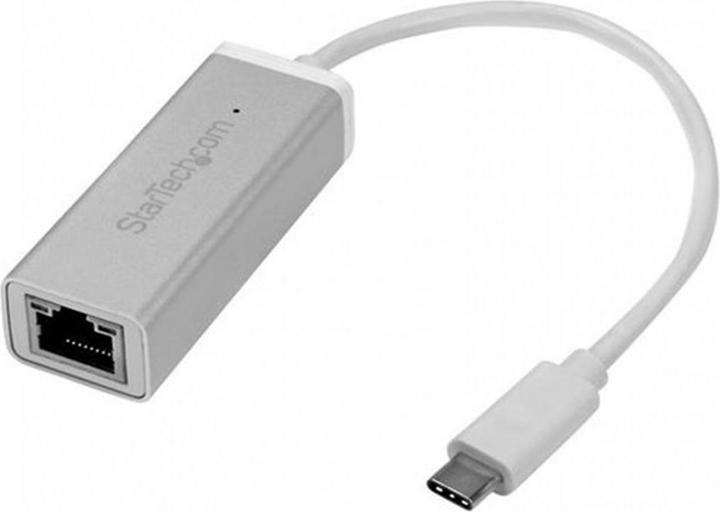 Produktbild StarTech USB-C To Gbe Adapter - Silver (USB, RJ45 (1x))