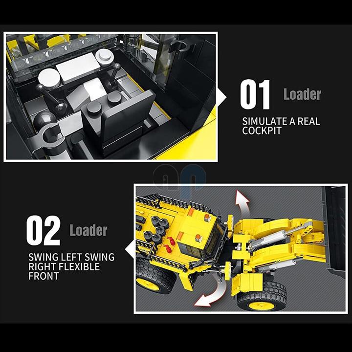 Image du produit ReoBrix Bulldozer jaune