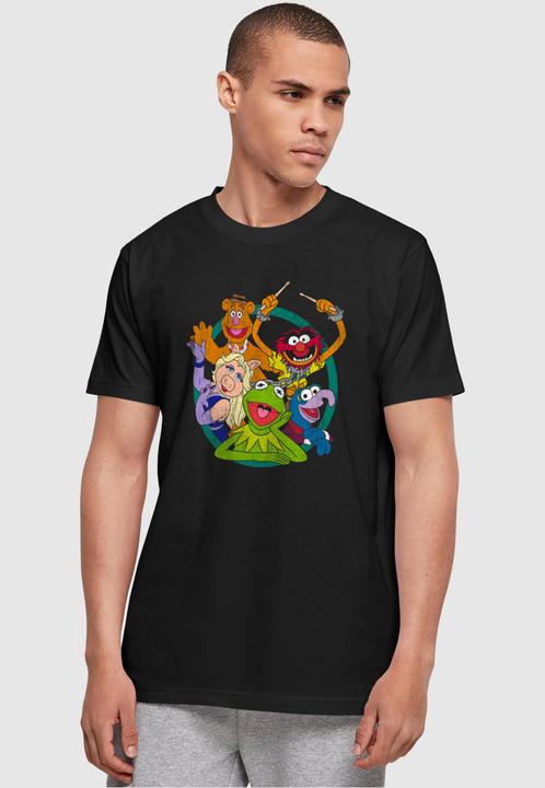 Produktbild Absolute Cult Muppets - Group Circle Basic T-Shirt - 116769 (XS)