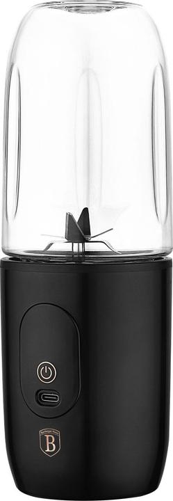 BerlingerHaus To-Go-Mixer mit USB, schwarz-rosÃ©gold, 120-130 W (120 W)