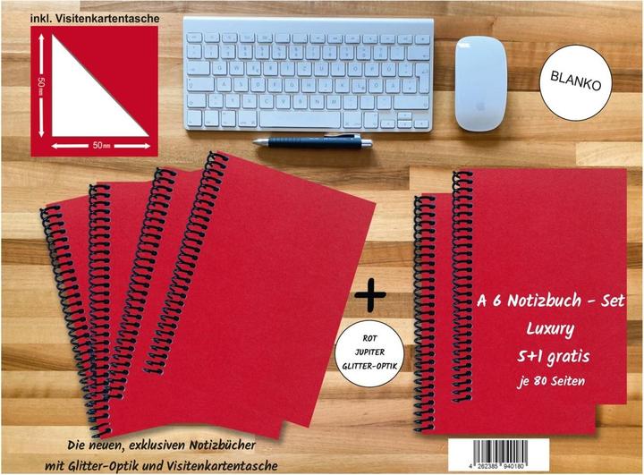 RED JUPITER GLITTER LOOK