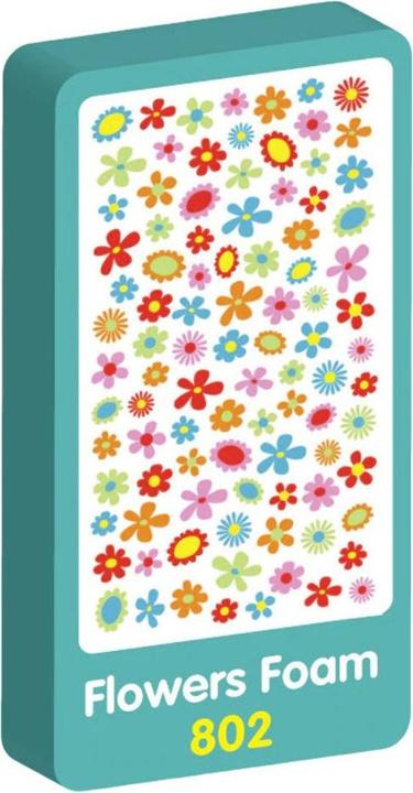 Actual product image Purple Peach Elite foam flower stickers