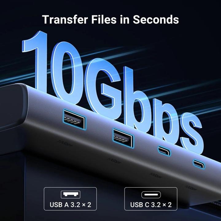 Productafbeelding Ugreen 35625 (USB-C, 8 ports)
