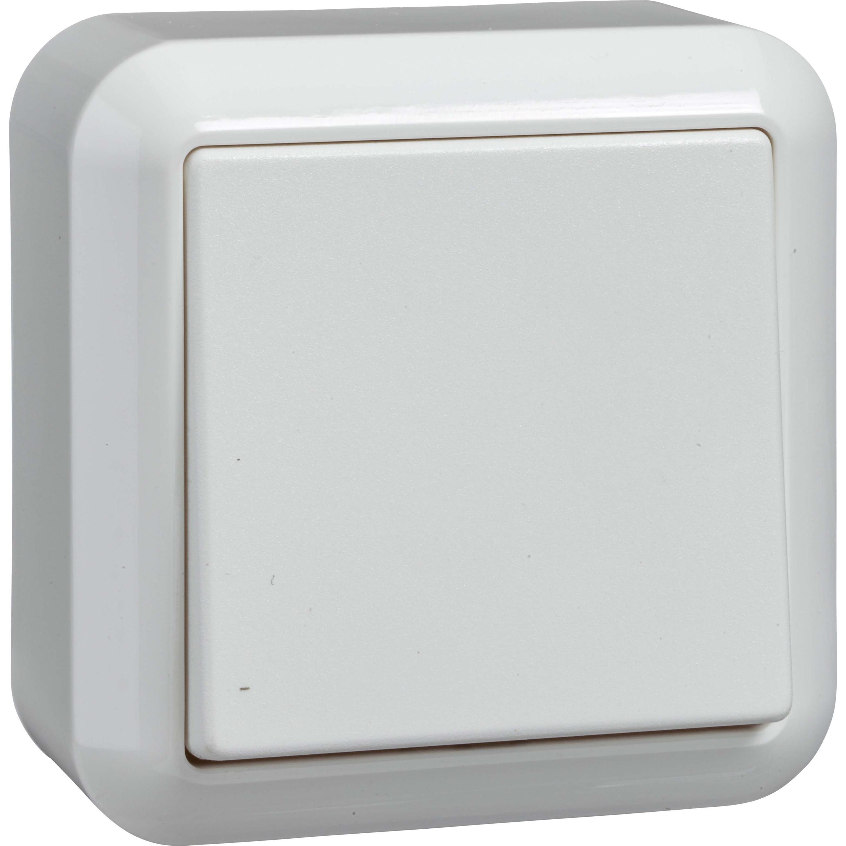 Schneider Electric Wechseltaster, Taster + Schalter, Weiss