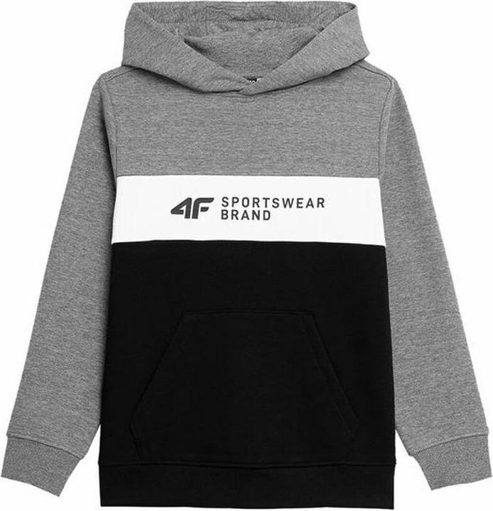 Immagine prodotto 4F Bluza dla chłopca średni szary melanż HJZ22 JBLM003 24M 128cm (128)