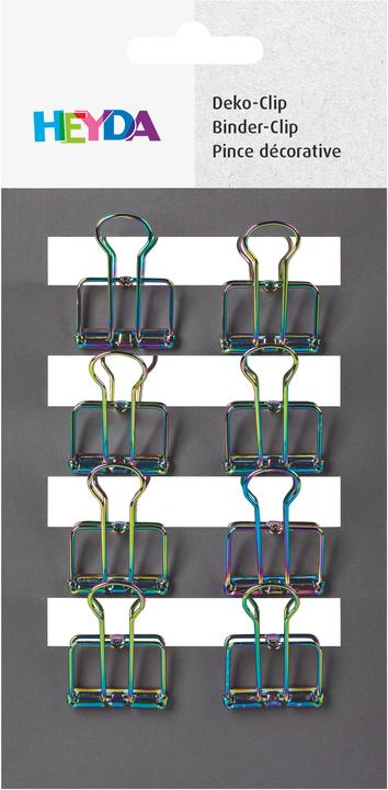 Immagine prodotto Knorr Prandell Clip decorativa, 19 mm, iridescente arcobaleno