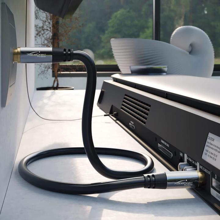 Actual product image KabelDirekt 4K Antennenkabel für TV (20 m) (Antenna cable)