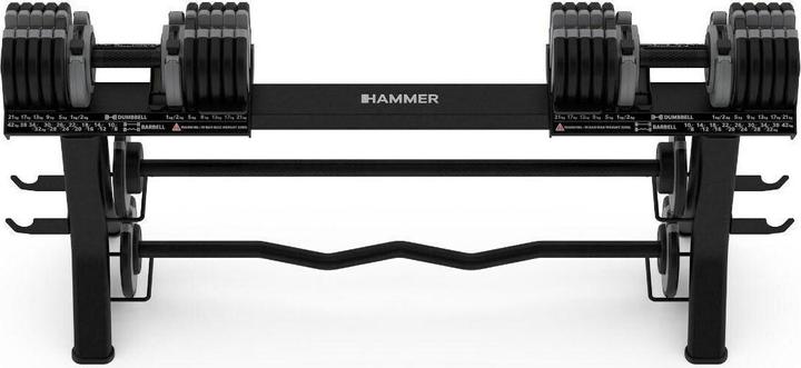 Actual product image Hammer Fitness HAMMER StrongLock 8.0 Lang- & Kurzhantel-Set, Hantelart
