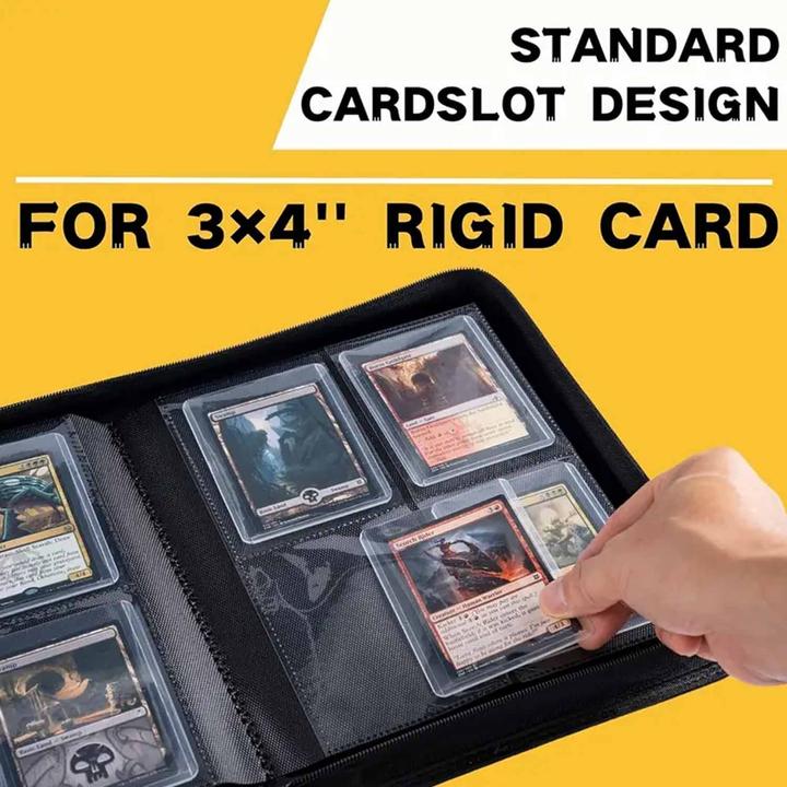 Actual product image BCW Toploader Binder Order Orange (4-Pocket)