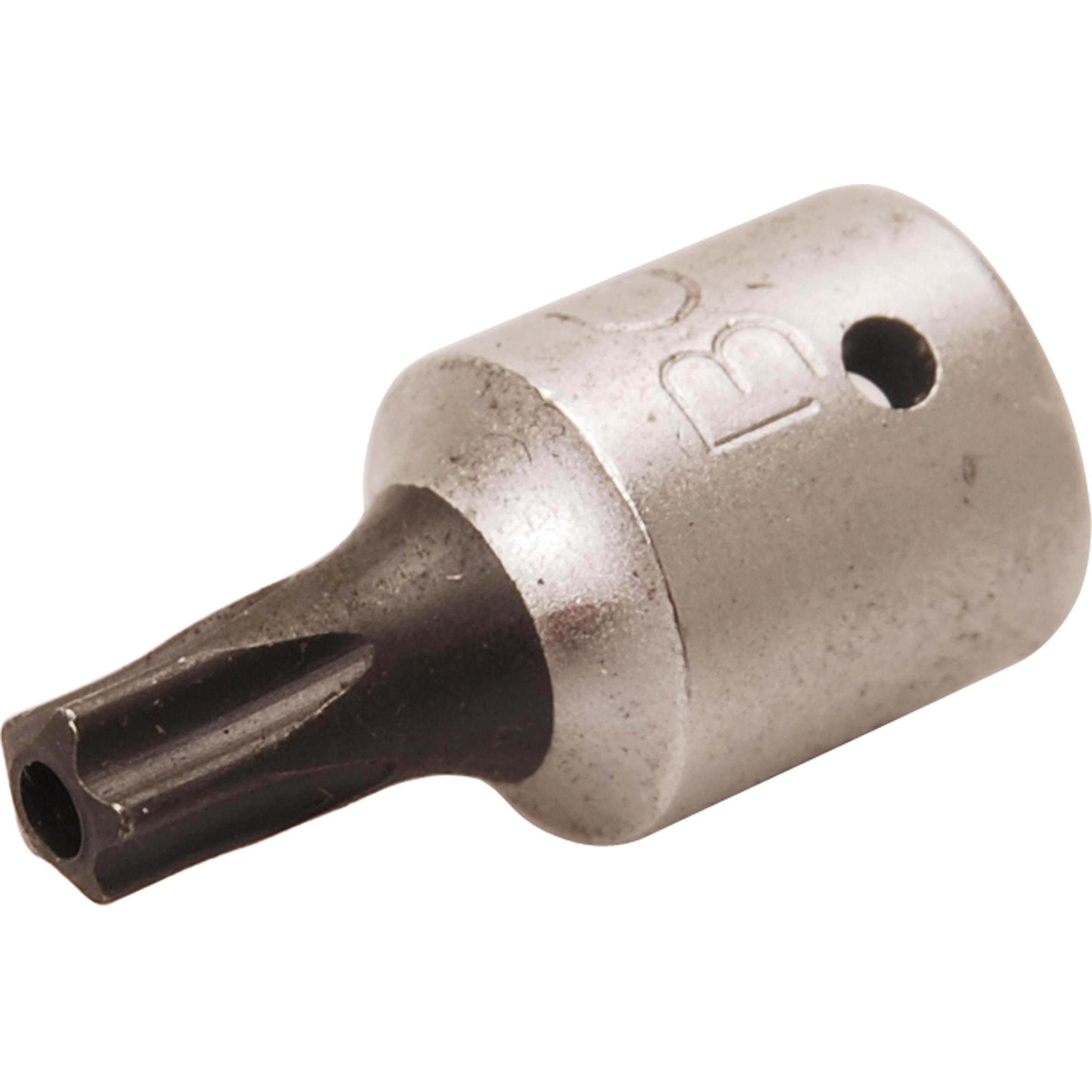 BGS, Bits, Bit-Einsatz Antrieb Innenvierkant 6,3 mm (1/4") TS-Profil (für Torx Plus) mit Bohrung TS25 (TS25)