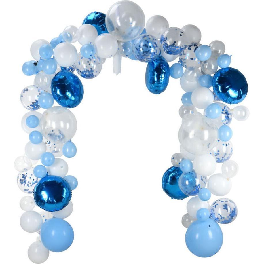 Bauen Sie Ihr eigenes Ballonbogen-Set Blau, 120 Stück. (120 x) (47465782)