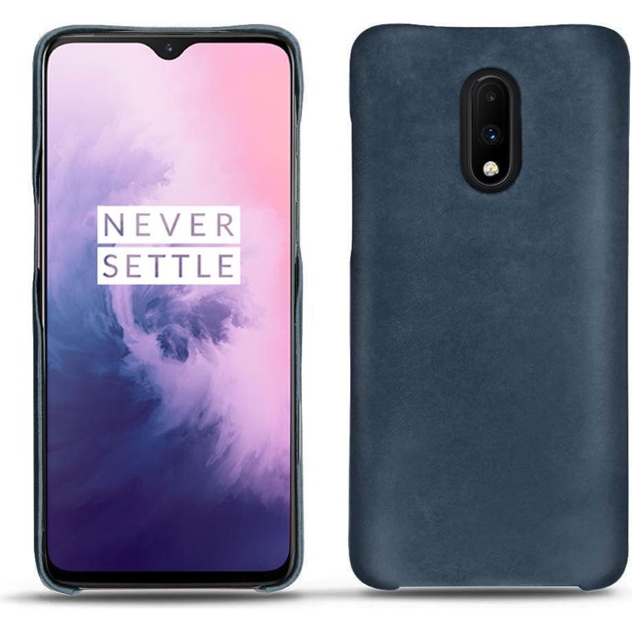 Noreve Lederschutzhülle (OnePlus 7), Smartphone Hülle, Blau