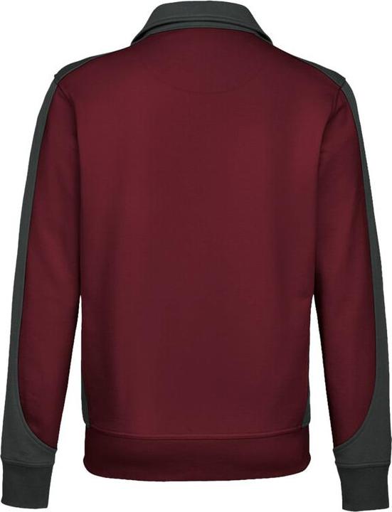 Produktbild Hakro Sweatjacke Contrast Perf weinrot/anthrazit Gr.5XL (5XL)