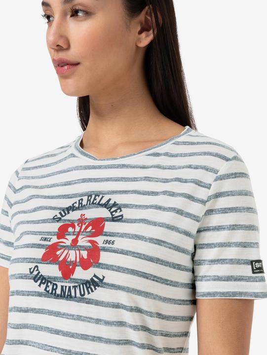 Actual product image Super Natural W Rose Of Sharon Tee (L)