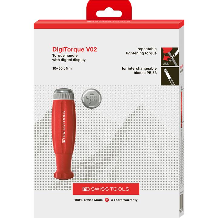 Produktbild PB Swiss Tools Drehmomentgriff PB 9318.A (0.10 Nm, 0.50 Nm)