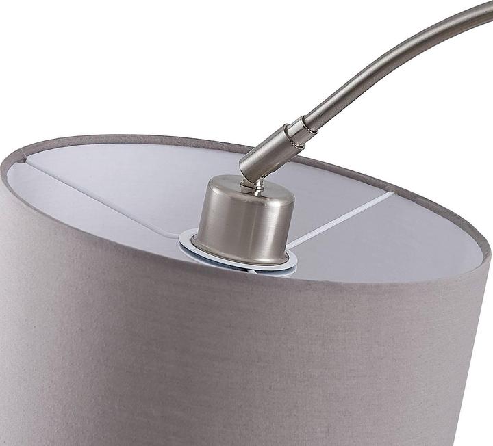 Immagine prodotto Lindby Lampada da terra Keriba, nichel/taupe (E27)