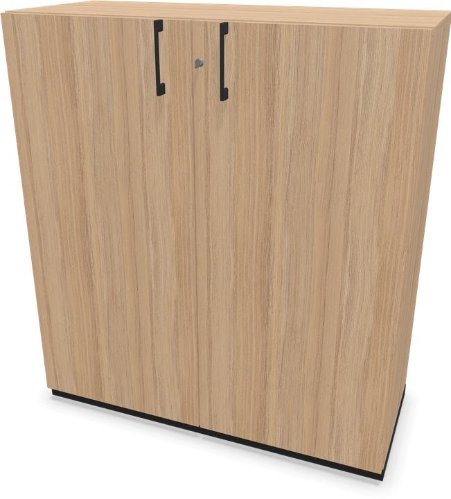 Decorazione in quercia ambrata con struttura, Nero