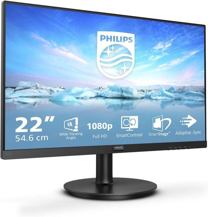 Produktbild Philips 221V8A/00 (1920 x 1080 Pixel, 21.50")