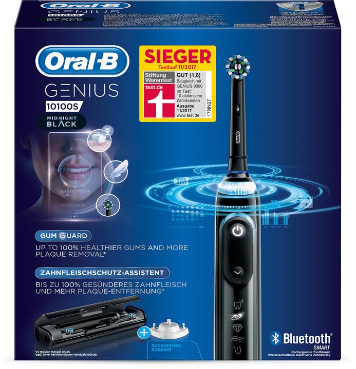 Produktbild Oral-B Genius 10100S Midnight Black (Oszillierende Zahnbürste)
