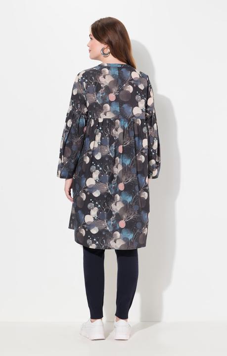 Produktbild Ulla Popken Longbluse, A-Linie, Rundhals, Langarm (50, 52)