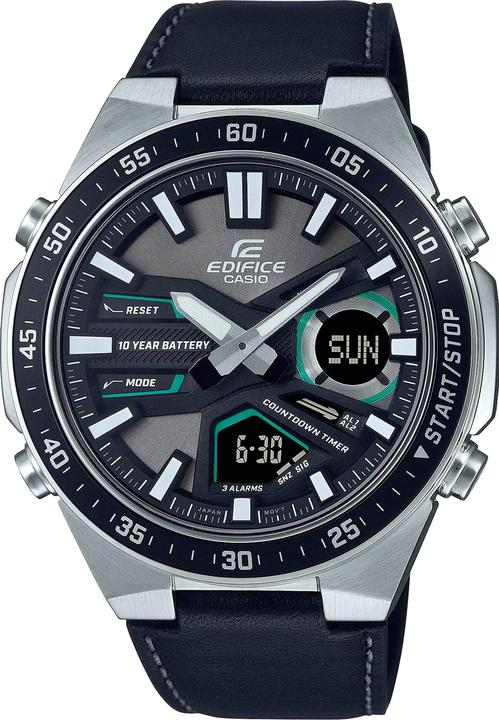Produktbild Casio Edifice - EFV-C110L-1AVEF (Digitaluhr, Analoguhr, Lünette drehbar, Taucheruhr, 47 mm)