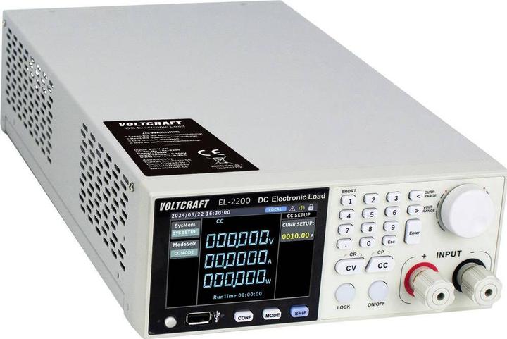 Actual product image Voltcraft EL-2200 Elektronische Last 600 V/DC 20 A 200 W