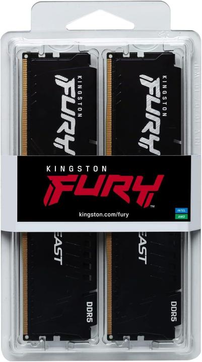Produktbild Kingston FURY Beast (2 x 32GB, 6400 MHz, DDR5-RAM, DIMM)