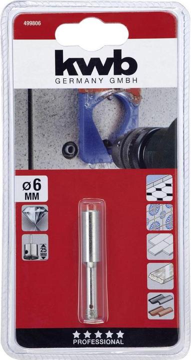 Produktbild kwb Diamant Lochsäge 6/25 Mm (6 mm)