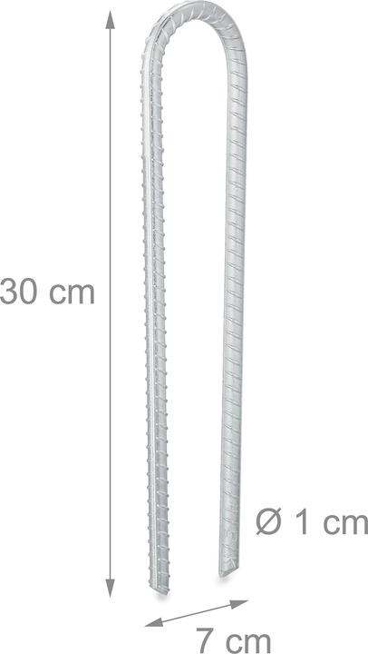 Image du produit Relaxdays 4x ancrages au sol