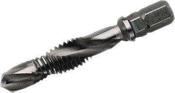 Actual product image Magni Völkel combination tap bit with 1/4" hexagon socket 30° SP HSS-G - M 4 x 0.7