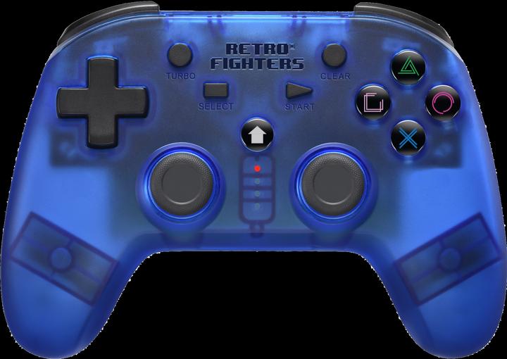 Actual product image Retro Fighters Retro-Fighters - PS Defender 2.4G Controller - Blue (PC, PS2, Switch, PS3, NES Classic)