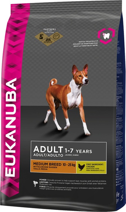 Image du produit Eukanuba Adultes de race moyenne Pou Pou poulet (Adulte, 1 pcs, 15000 g)