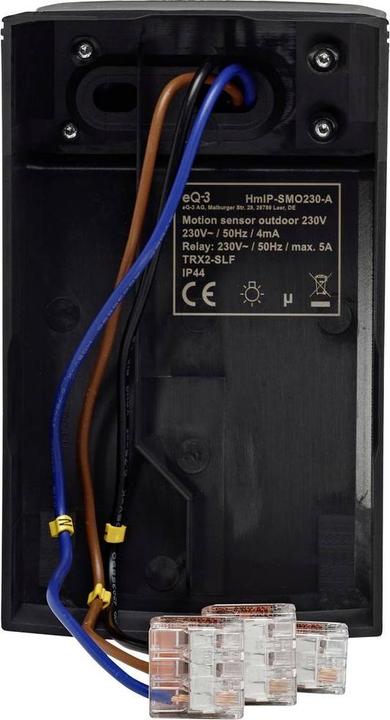 Actual product image EQ-3 Homematic IP motion detector with switch actuator - outdoor anthracite (200 m)