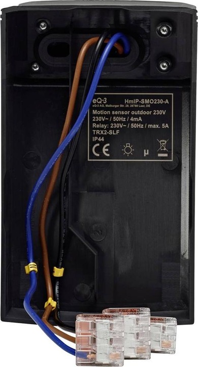 Produktbild EQ-3 Homematic IP Bewegungsmelder mit Schaltaktor - aussen anthrazit (200 m)