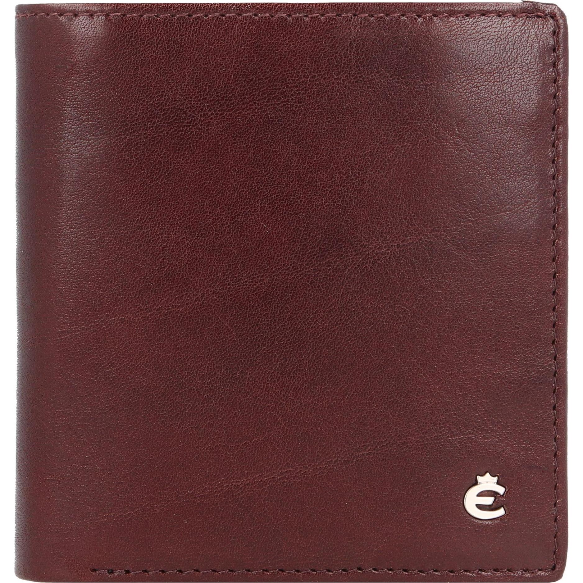 Esquire, Herren, Portemonnaie, Toscana Geldbörse RFID Schutz Leder 9 cm, Braun
