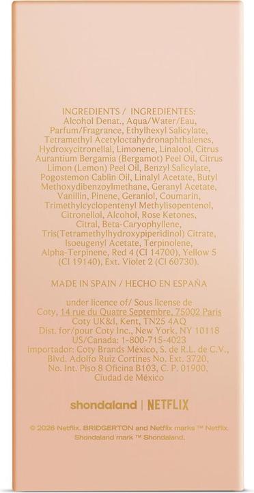 Immagine prodotto Bridgerton Dearest Tempting Peach (Eau de parfum, 50 ml)