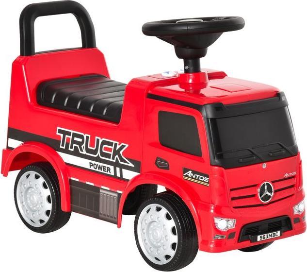 Actual product image Swisshandel24 Children's ride-on car Mercedes ANTOS truck-style ride-on car with lights for children aged 12 and