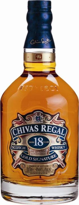 Immagine prodotto Chivas Regal 18 anni firma d'oro (Miscelato Whisky, Whisky scozzese, 1 x 70 cl)