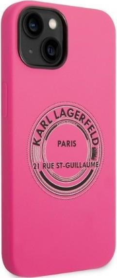Produktbild Karl Lagerfeld KLHCP14SSRSGRCF iPhone 14 6.1 "hardcase pink / pink Silicone RSG (Apple iPhone 14)