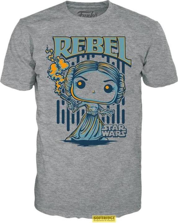 Actual product image Funko Star Wars Boxed Tee T-Shirt Leia (S) (S)